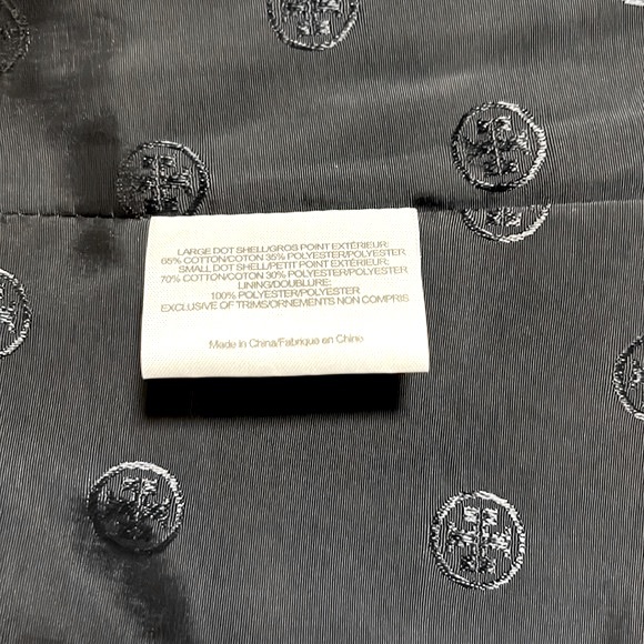 Tory Burch 'Leonora' Polka Dot Fringe Jacket, Navy Blue, size 10 - Picture 13 of 14